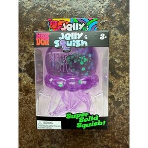 NeeDoh Jelly Squish Jellyfish Fidget Toy Sensory Stress Squishy Purple NWT